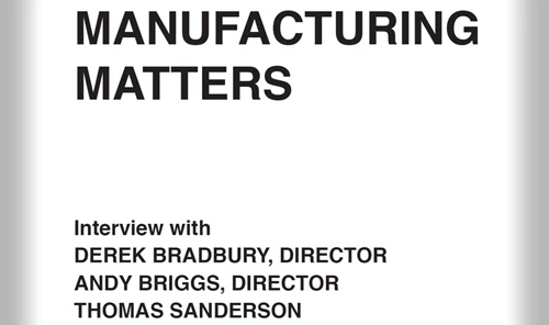 Manufacturing Matters Interview with Thomas Sanderson