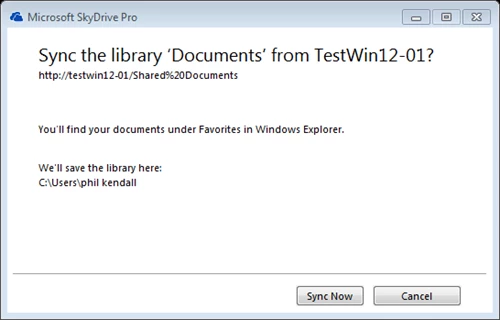 Offline File Sync for Microsoft SharePoint® using SkyDrive Pro