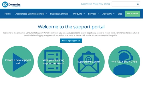 Support Portal for Dynamics 365 Business Central and NAV customers